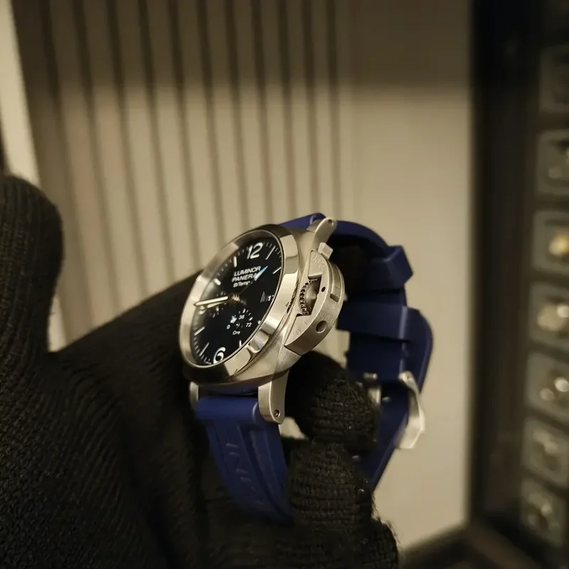 Thumb Luminor 1950 44 BiTempo Stainless Steel / Blue