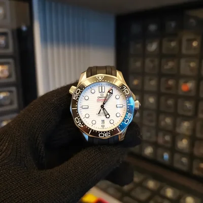 Seamaster Diver 300M Master Co-Axial 42 Stainless Steel / White / Rubber