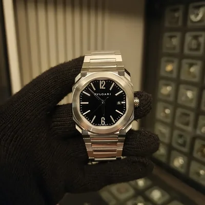 Octo Solotempo 38 Black Bracelet