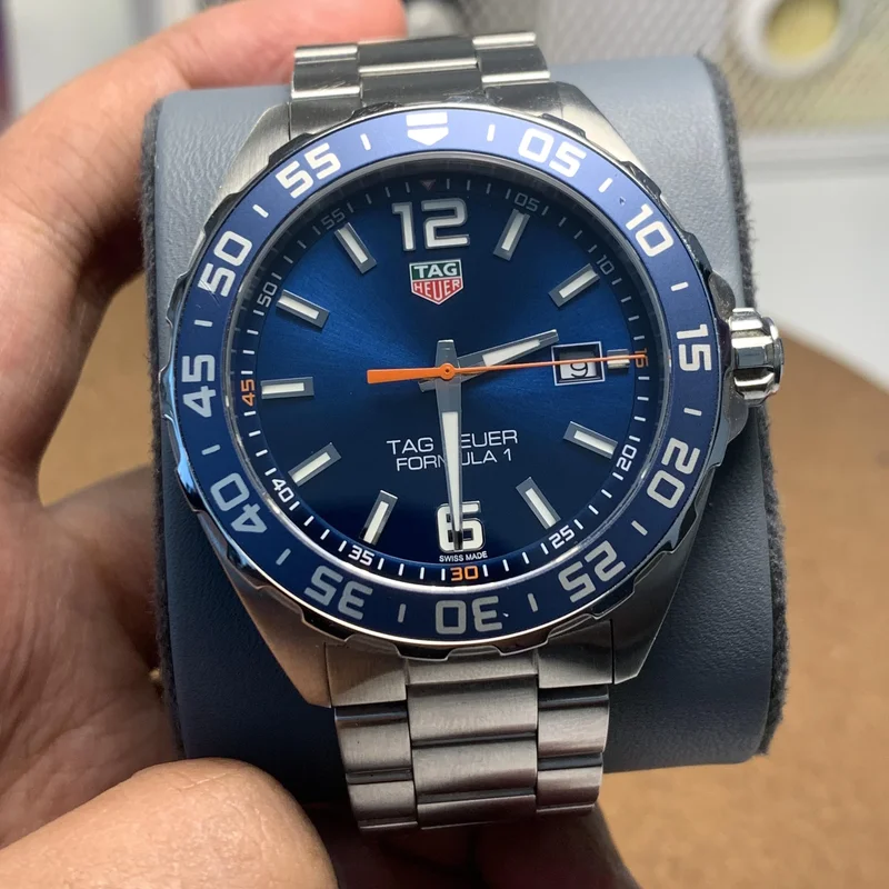 Formula 1 Quartz 43 Stainless Steel / Blue / Bracelet