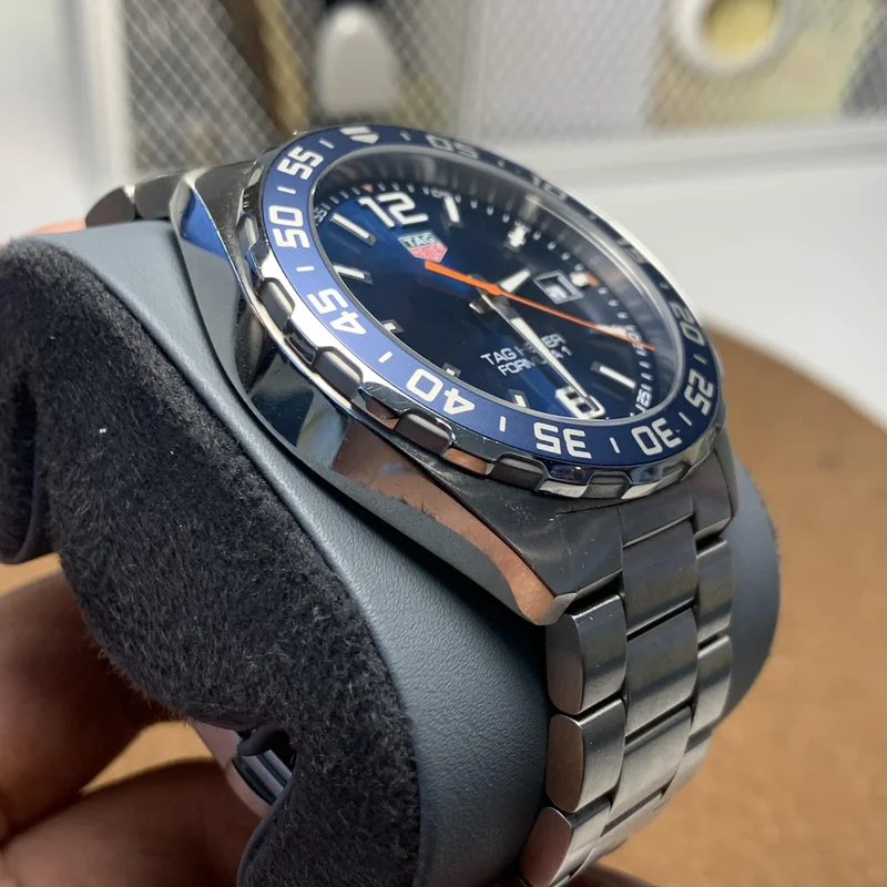 Thumb Formula 1 Quartz 43 Stainless Steel / Blue / Bracelet