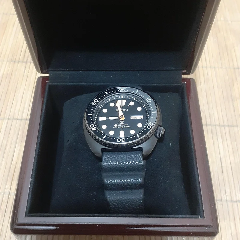 Prospex Diver Turtle Stainless Steel / Black / Black Series