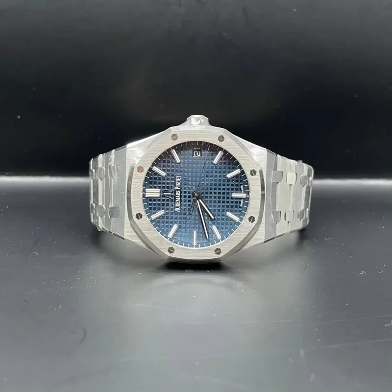Royal Oak 15500 Stainless Steel / Blue