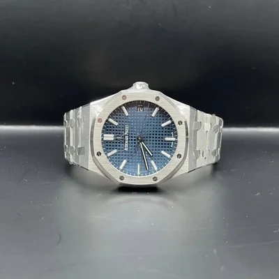 Royal Oak 15500 Stainless Steel / Blue