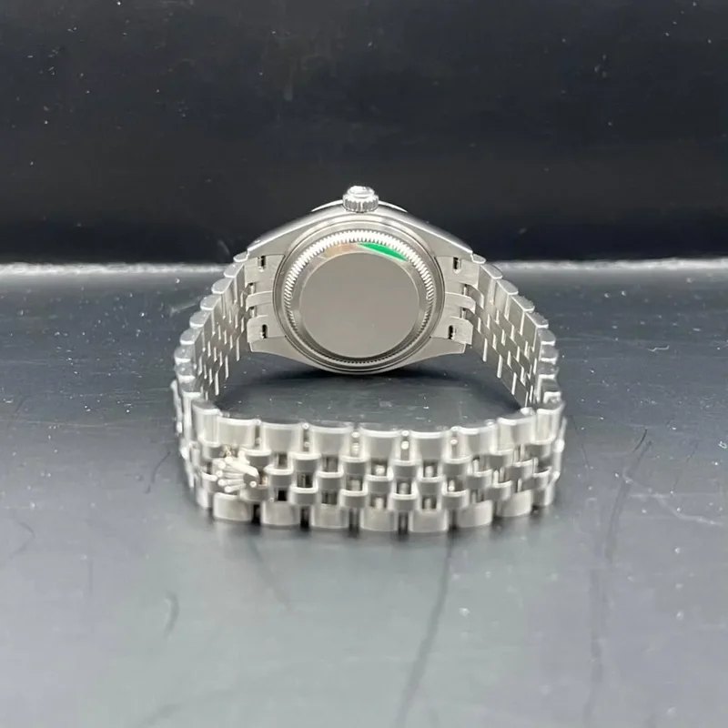 Thumb Lady-Datejust 28 Stainless Steel Fluted / Grey / Jubilee