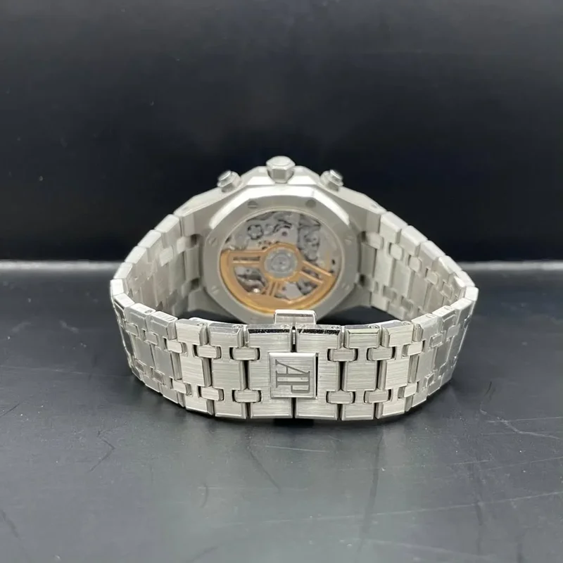 Thumb Royal Oak Chronograph 41 Stainless Steel / Blue