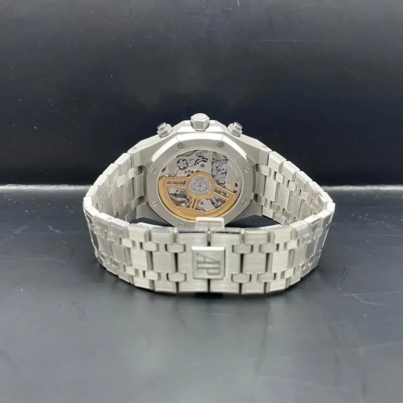 Thumb Royal Oak Chronograph 41 Stainless Steel / Blue
