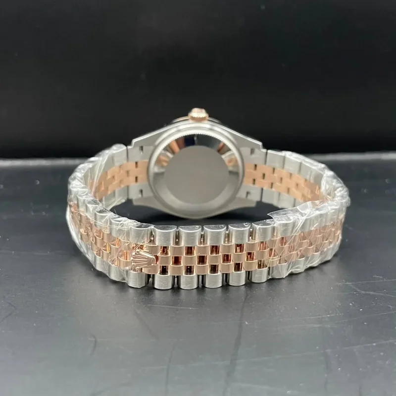 Thumb Datejust 31 Stainless Steel/ Rose Gold / Fluted / Rose - Diamond / Jubilee