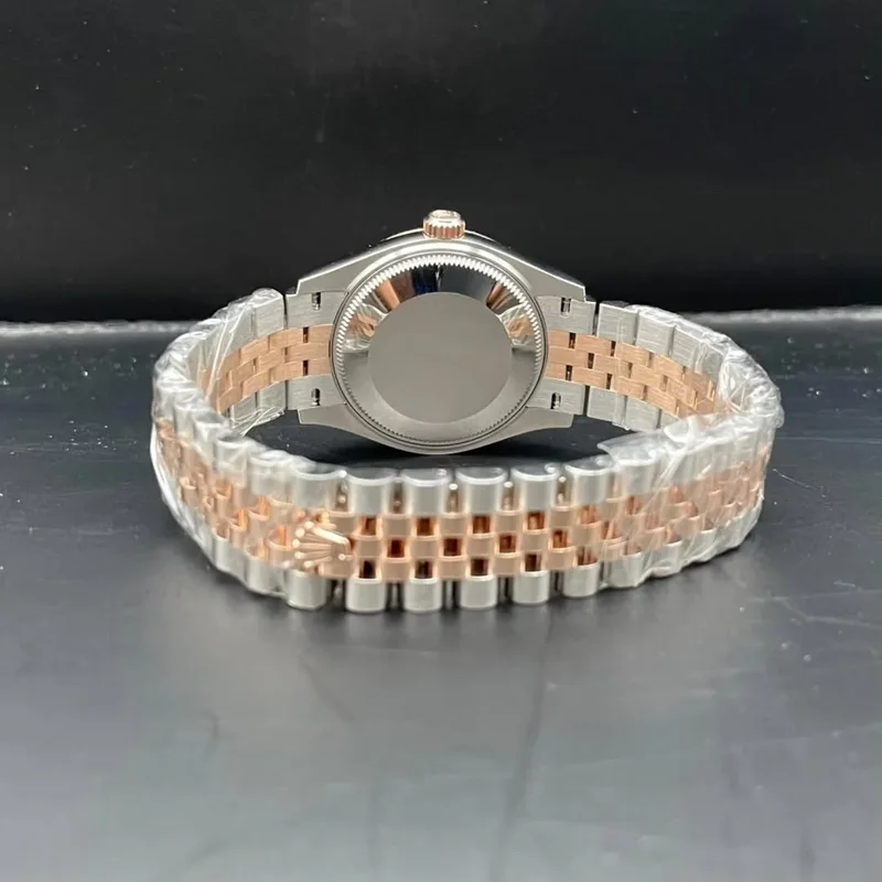 Thumb Datejust 31 Stainless Steel/ Rose Gold / Fluted / Rose - Diamond / Jubilee