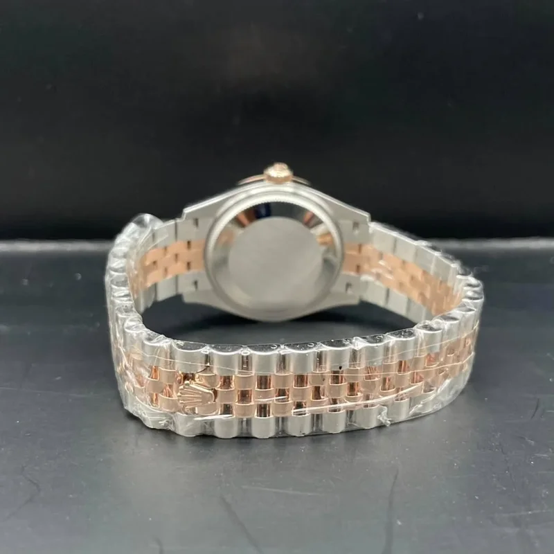 Thumb Datejust 31 Stainless Steel/ Rose Gold / Fluted / Chocolate - Diamond / Jubilee