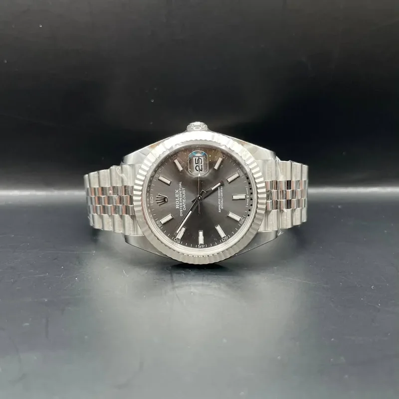 Datejust 41 Stainless Steel Fluted / Jubilee / Dark Rhodium
