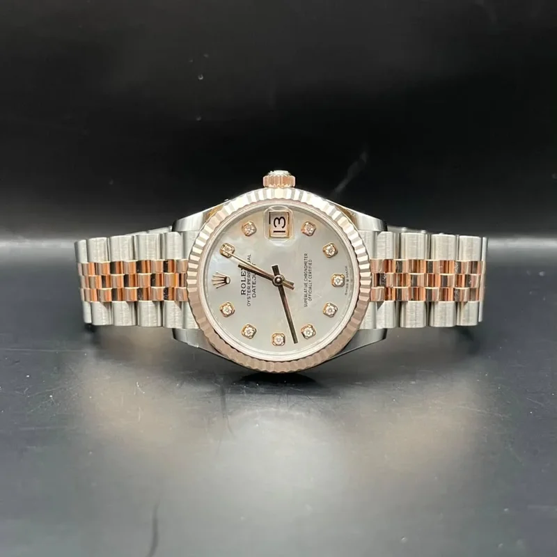 Datejust 31 Stainless Steel / Rose Gold / Fluted / MOP / Jubilee