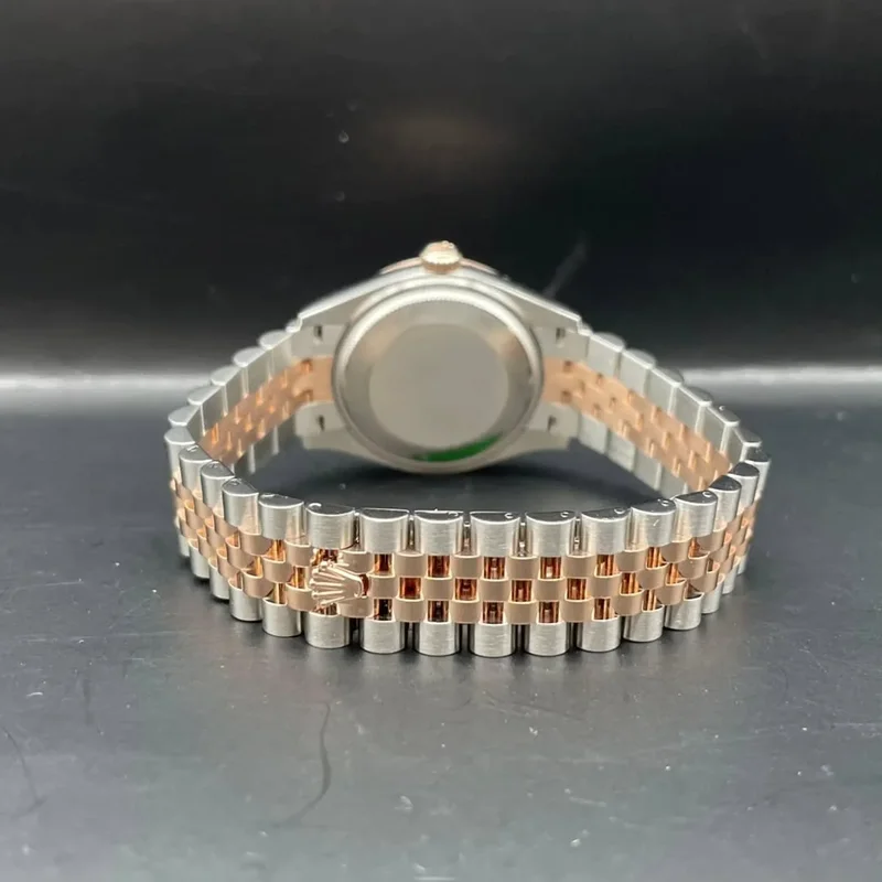 Thumb Datejust 31 Stainless Steel / Rose Gold / Fluted / MOP / Jubilee