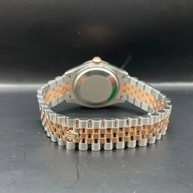 Thumb Datejust 31 Stainless Steel/ Rose Gold / Fluted / Chocolate - Diamond / Jubilee