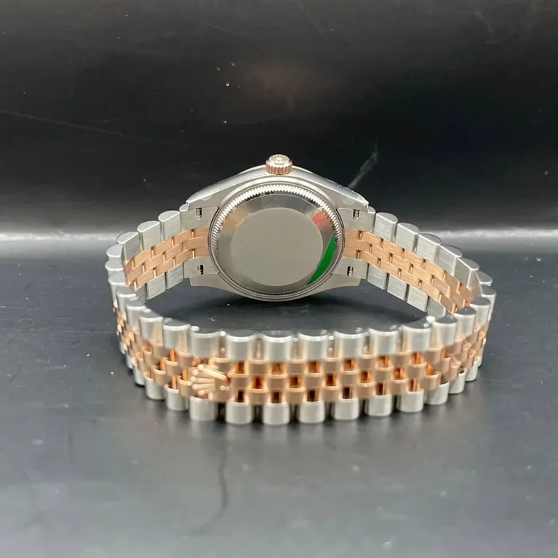 Thumb Datejust 31 Stainless Steel/ Rose Gold / Fluted / Chocolate - Diamond / Jubilee
