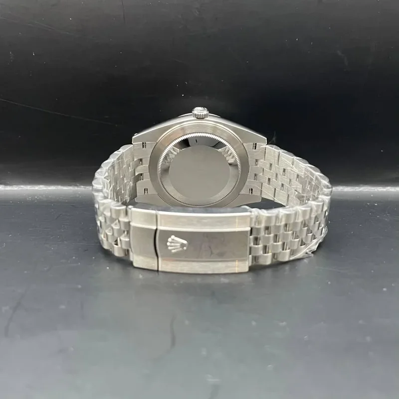 Thumb Datejust 41 Stainless Steel Fluted / Jubilee / Blue