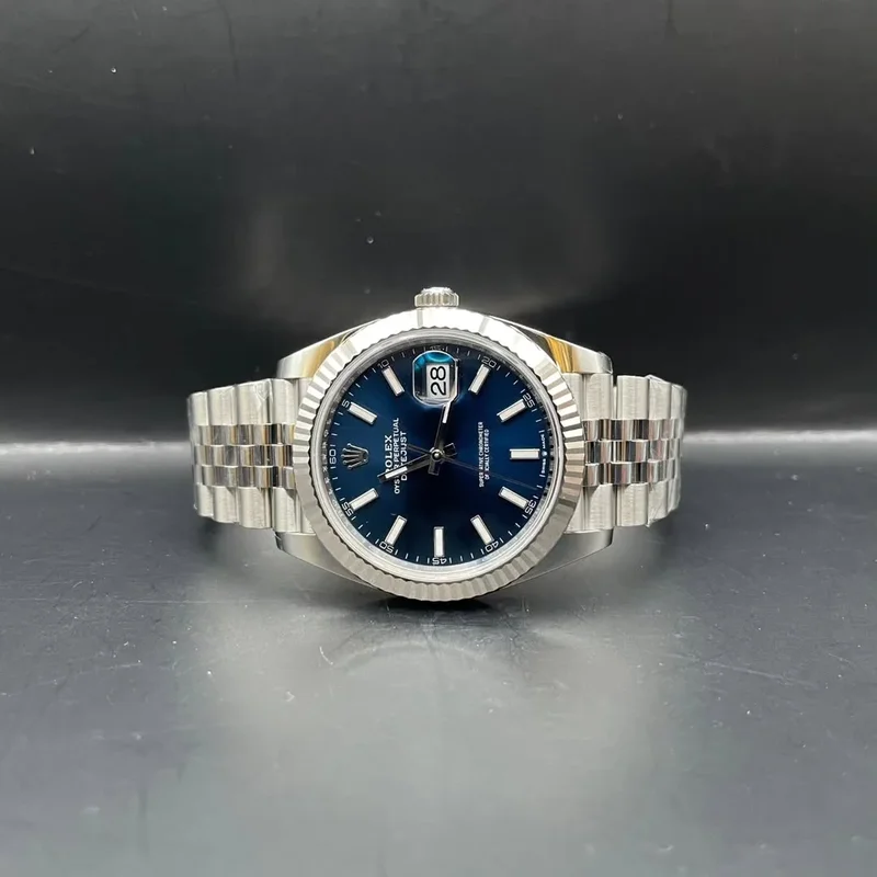 Datejust 41 Stainless Steel Fluted / Jubilee / Blue