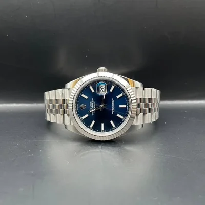 Datejust 41 Stainless Steel Fluted / Jubilee / Blue