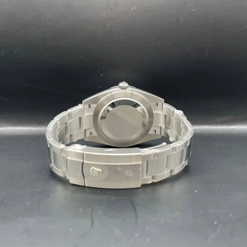 Thumb Datejust 41 Stainless Steel - Fluted / Green / Oyster