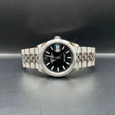 Datejust 36 Stainless Steel / Fluted / Black / Jubilee