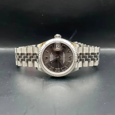 Datejust 31 Stainless Steel Fluted / Jubilee / Grey - Roman
