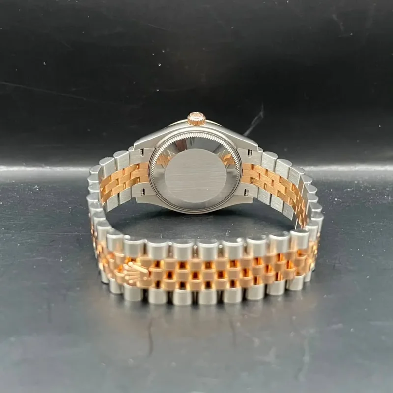 Thumb Datejust 31 Stainless Steel / Rose Gold / Fluted / Rose - Diamond / Jubilee