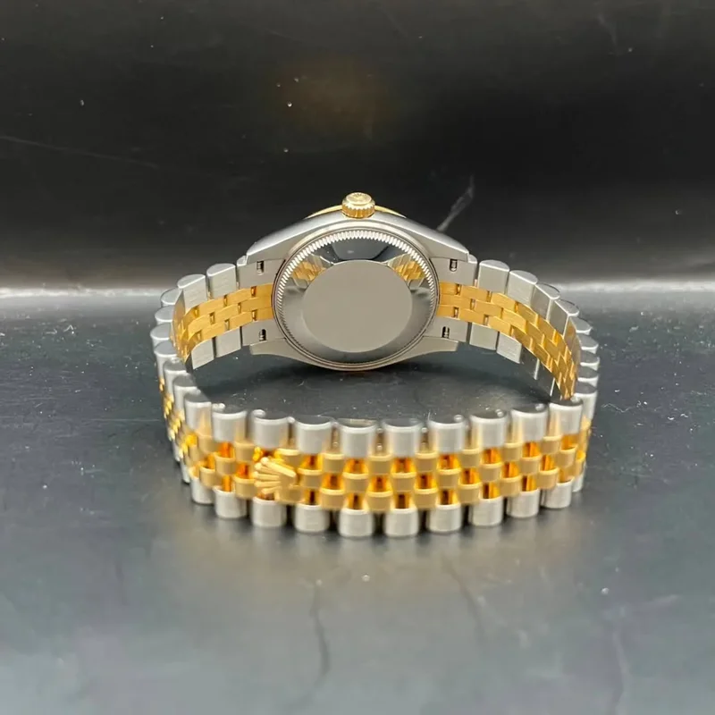 Thumb Datejust 31 Stainless Steel / Yellow Gold / Fluted / Silver - Diamond / Jubilee