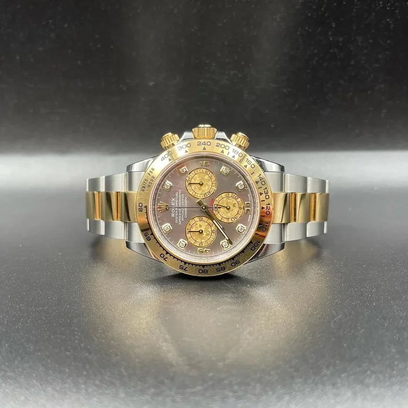 Cosmograph Daytona Stainless Steel / Yellow Gold / MOP Diamonds