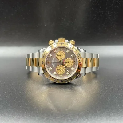 Cosmograph Daytona Stainless Steel / Yellow Gold / MOP Diamonds