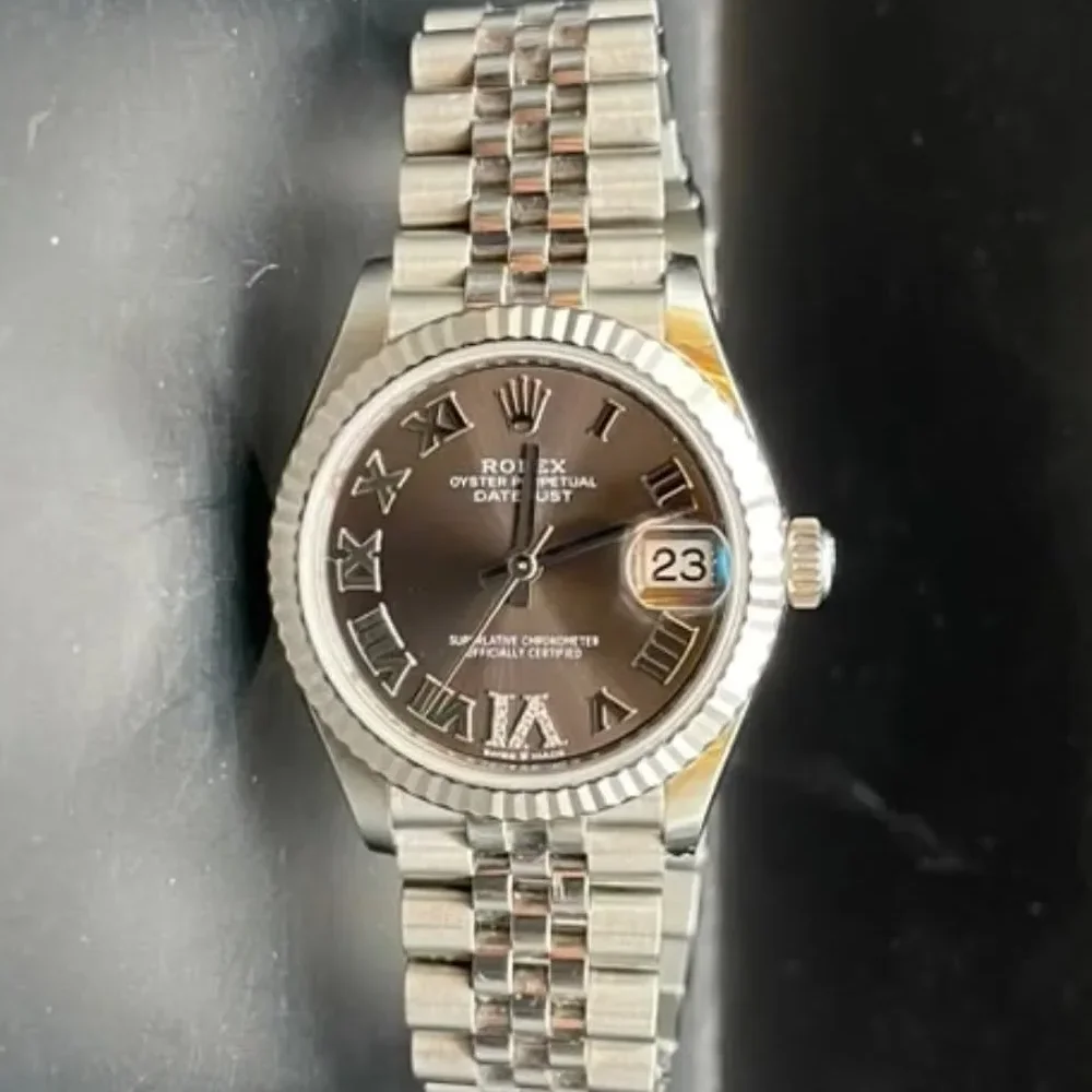Datejust 31 Stainless Steel Fluted / Jubilee / Grey - Roman