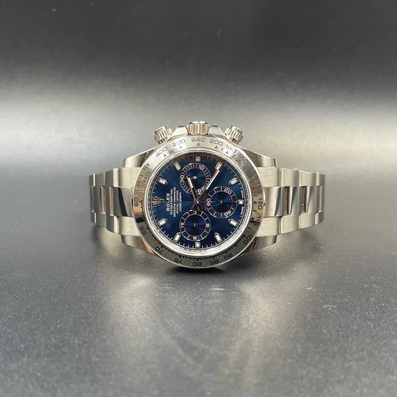 Cosmograph Daytona White Gold / Blue