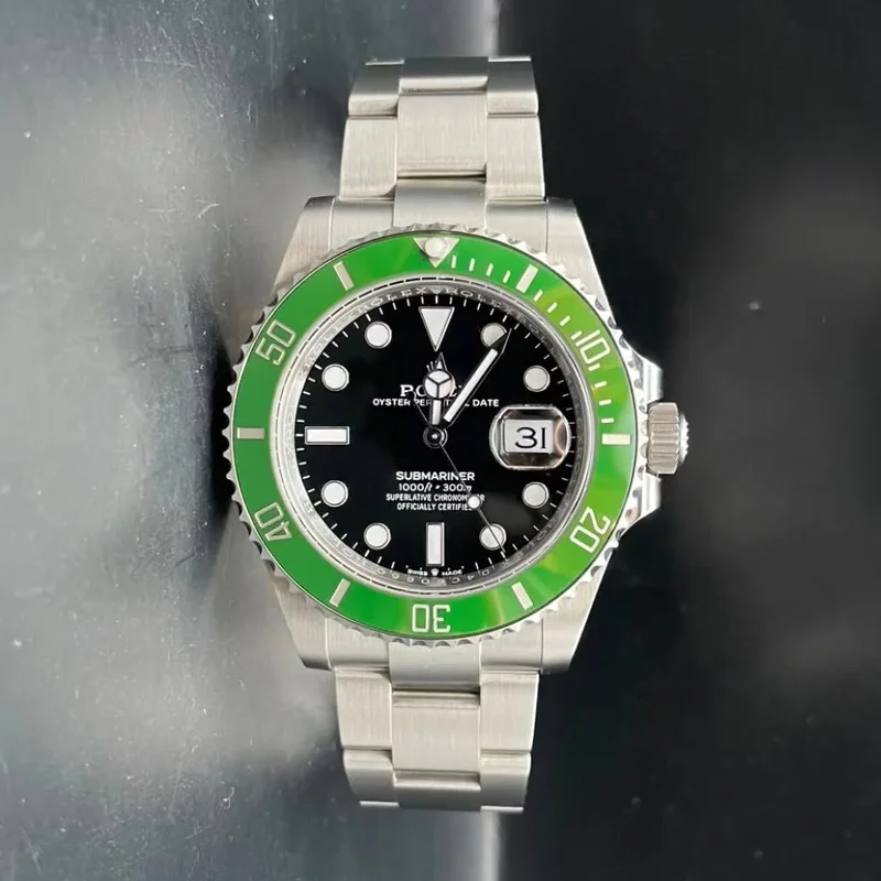 Submariner Date 41 Stainless Steel / Black / Green Cerachrom