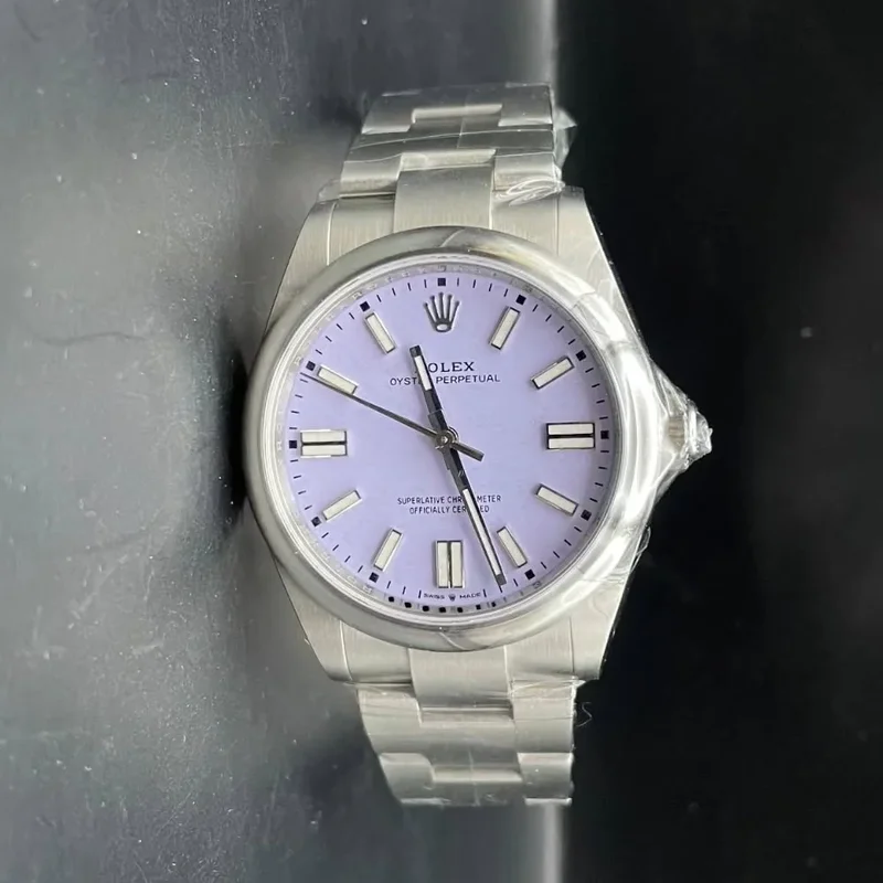 Oyster Perpetual 41 Stainless Steel / Lavender