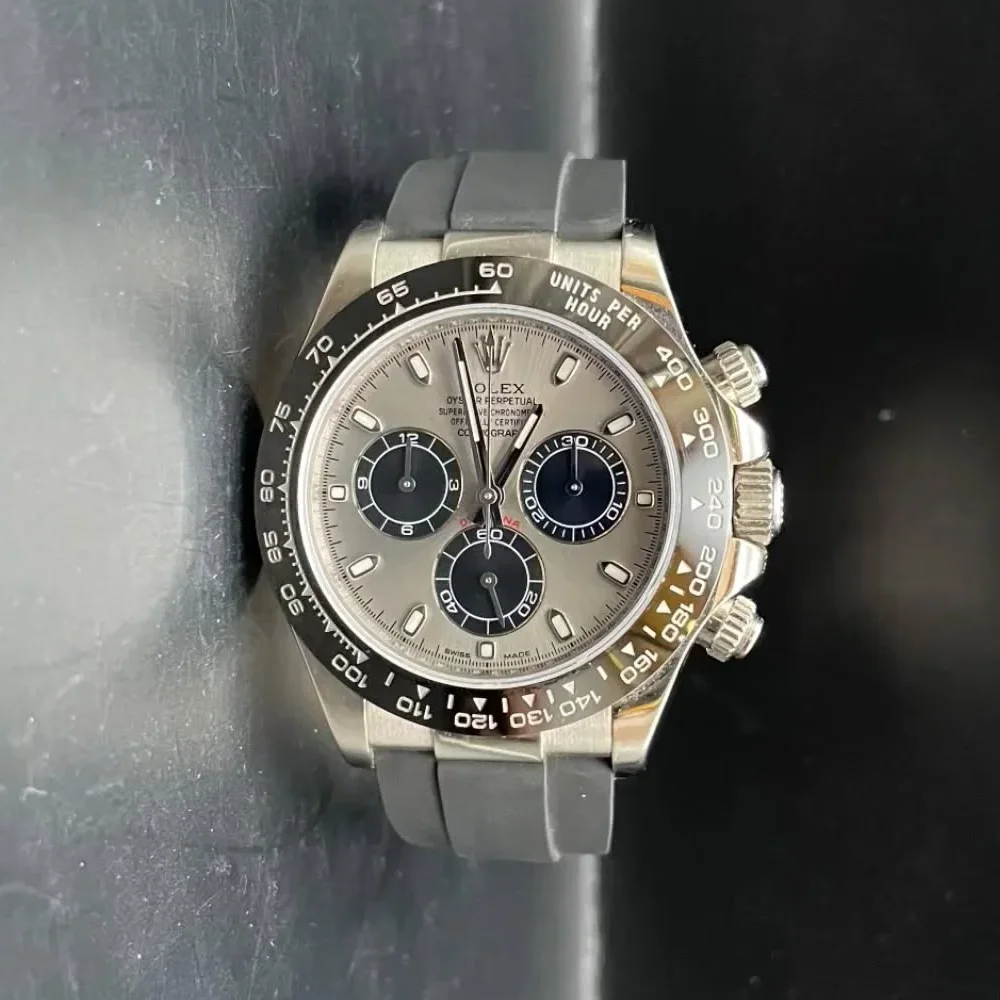 Cosmograph Daytona White Gold / Cerachrom / Silver / Oysterflex