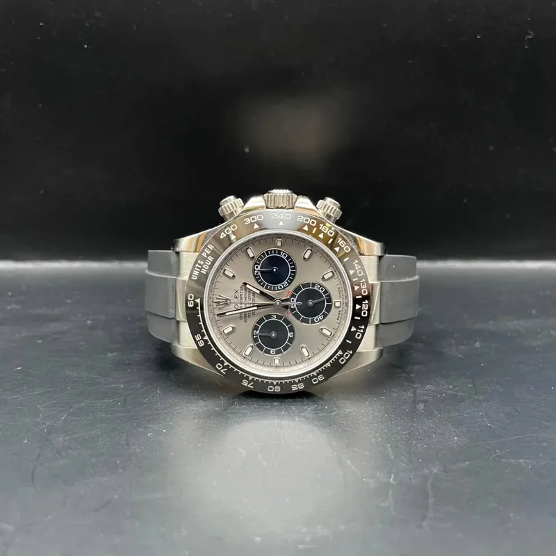 Cosmograph Daytona White Gold / Cerachrom / Silver / Oysterflex
