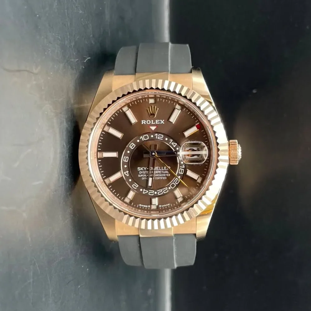 Sky-Dweller Everose / Chocolate / OysterFlex