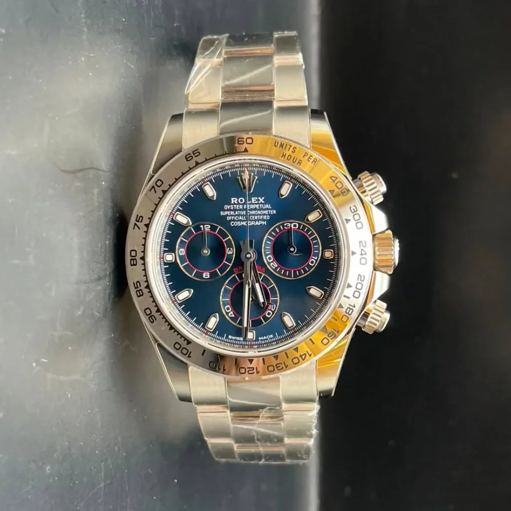 Cosmograph Daytona White Gold / Blue
