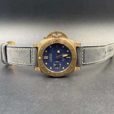 Luminor Submersible 42 3 Days Automatic Bronzo Blu Abisso