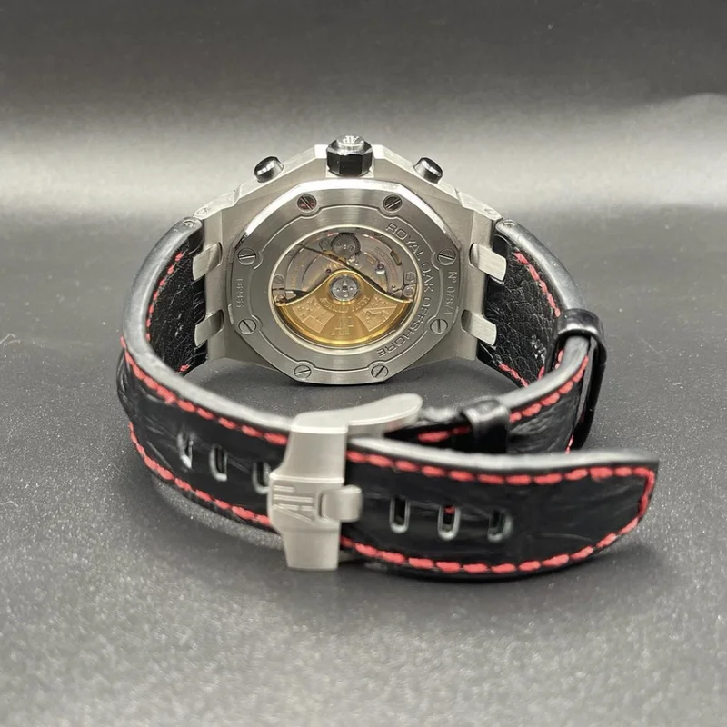 Thumb Royal Oak Offshore 26470 Stainless Steel / Black / Alligator