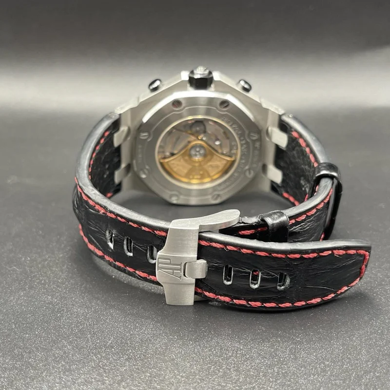 Thumb Royal Oak Offshore 26470 Stainless Steel / Black / Alligator