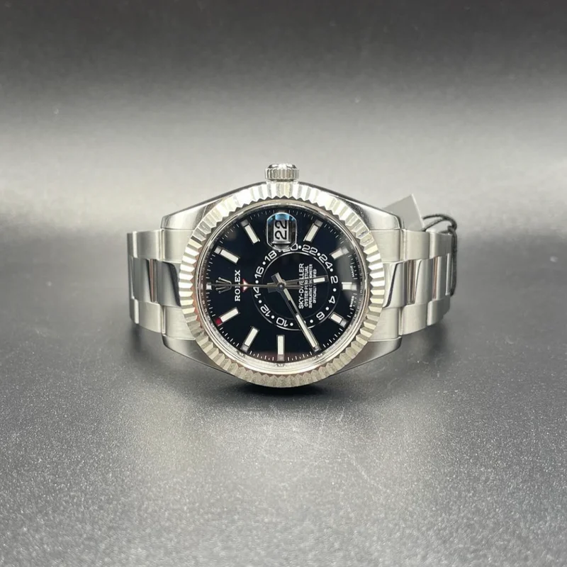 Sky-Dweller Stainless Steel / White Gold / Black