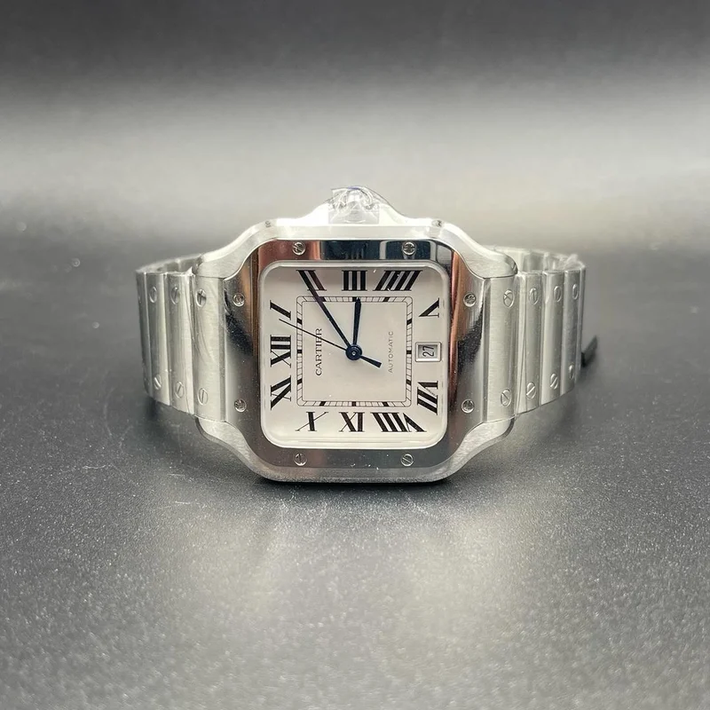 Thumb Santos White Dial Large