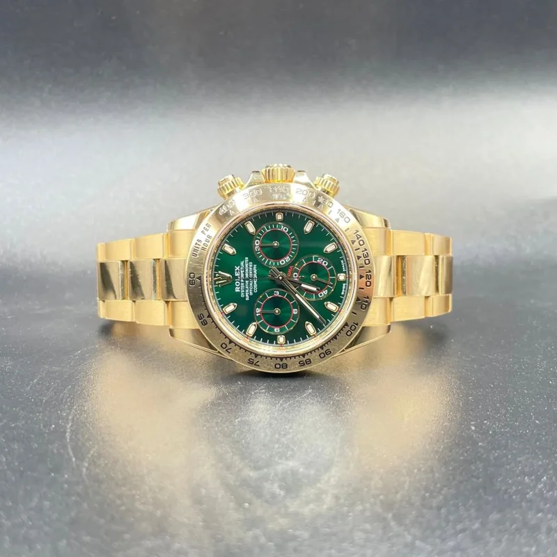Cosmograph Daytona Yellow Gold / Green