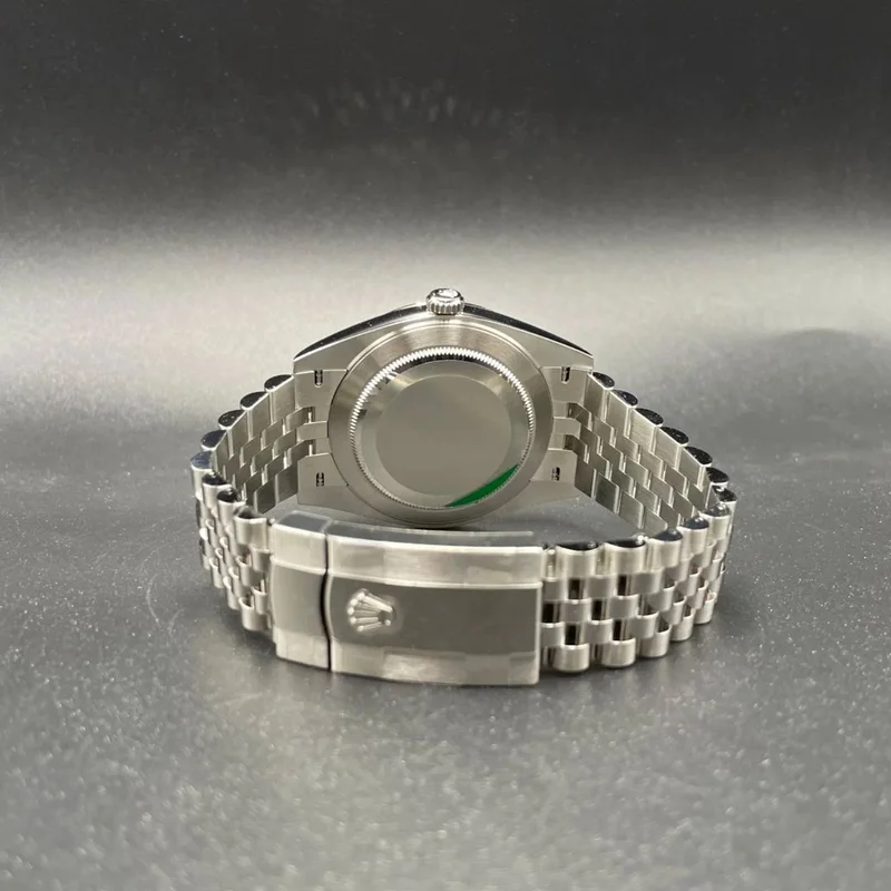 Thumb Datejust 41 Stainless Steel Fluted / Jubilee / Blue - Diamond