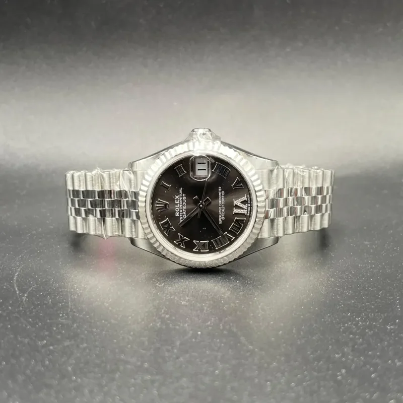 Datejust 31 Stainless Steel Fluted / Jubilee / Grey - Roman