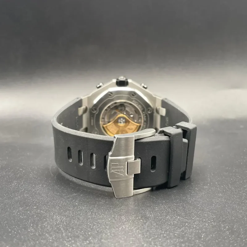 Thumb Royal Oak Offshore 26470 Stainless Steel / Black / Alligator