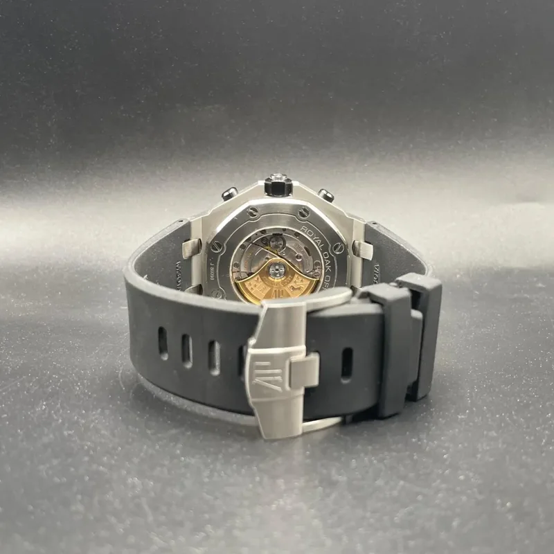 Thumb Royal Oak Offshore 26470 Stainless Steel / Black / Alligator