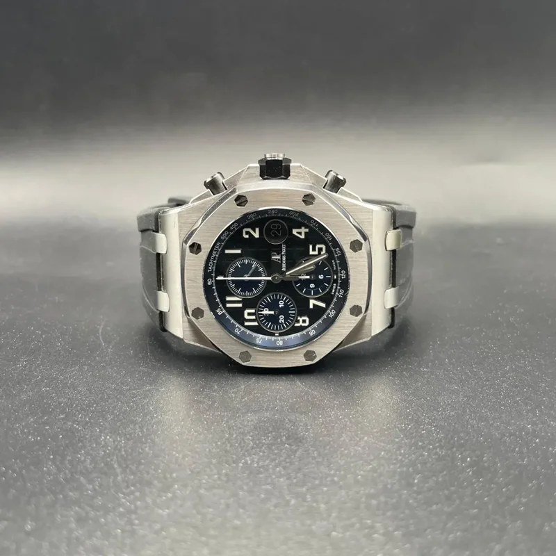 Thumb Royal Oak Offshore 26470 Stainless Steel / Black / Alligator