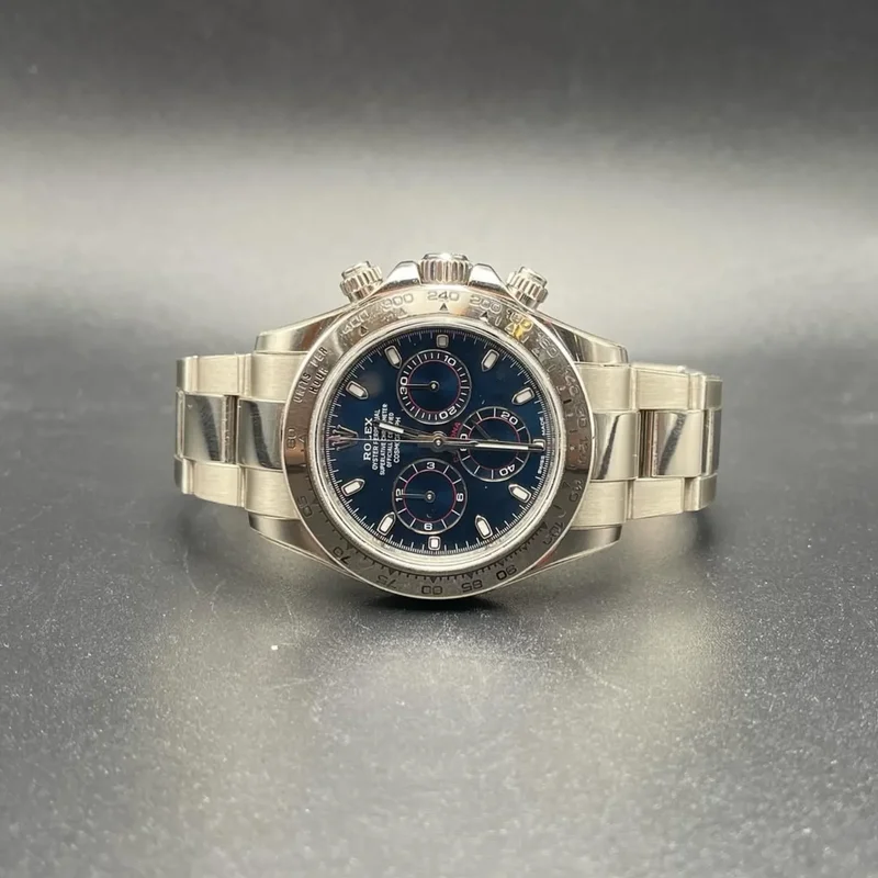 Cosmograph Daytona White Gold / Blue