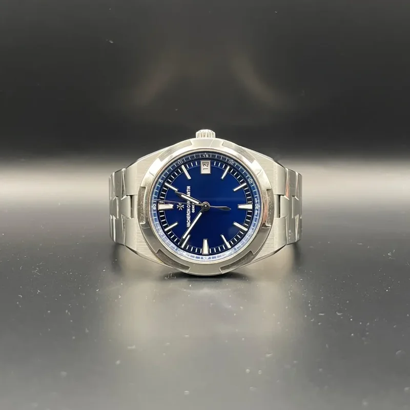 Overseas Date Stainless Steel / Blue